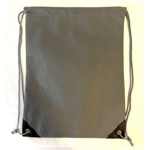 Vintage Rare Harley Davidson Miller Lightweight Tote Bag 15x12" Gray Drawstrings - Picture 2 of 2